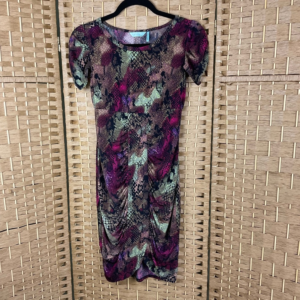 Slim Fabulous Ultimate Slimming Dress Size XS Snake Print